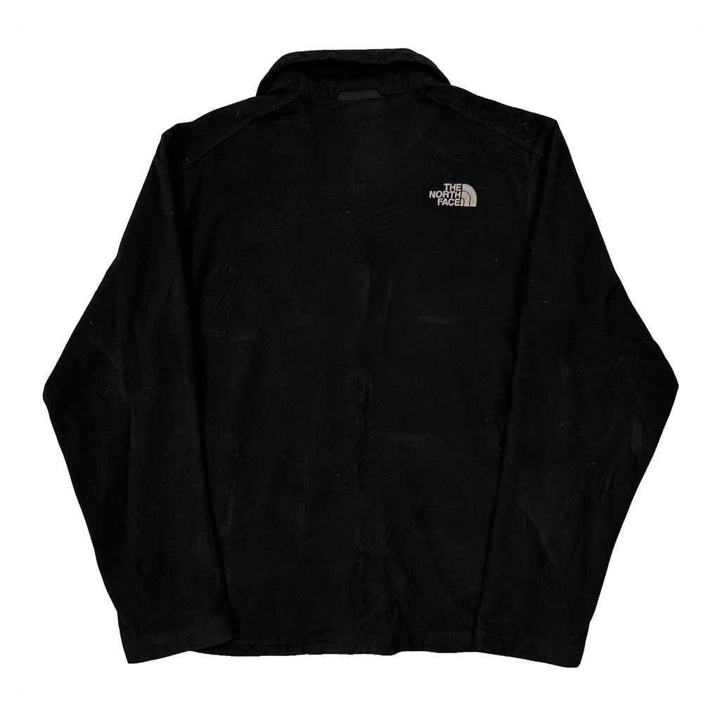 The North Face Fleece Jacket - Medium Black Polyester - Image 2