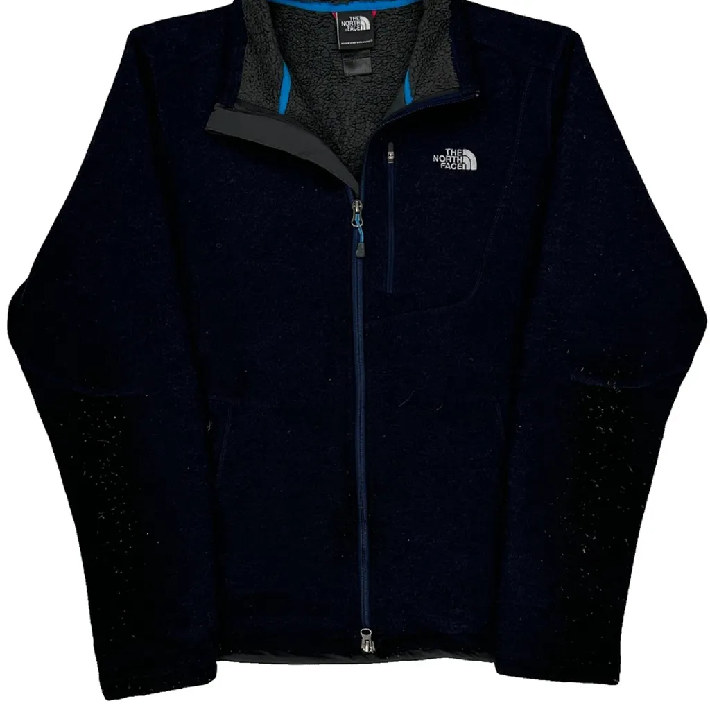 The North Face Fleece Jacket - Medium Black Polyester - Image 5