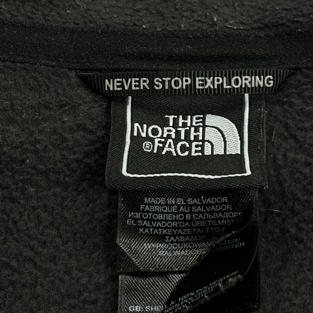 The North Face Fleece Jacket - Small Black Polyester - Image 3