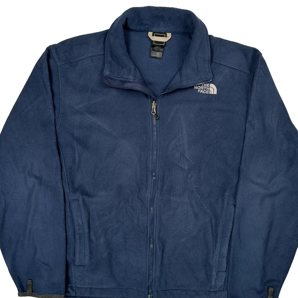 The North Face Fleece Jacket - Large Blue Polyester - Image 5