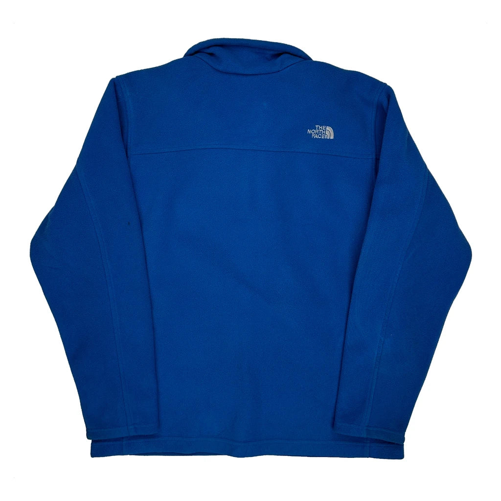 The North Face Fleece Jacket - Medium Blue Polyester - Image 2