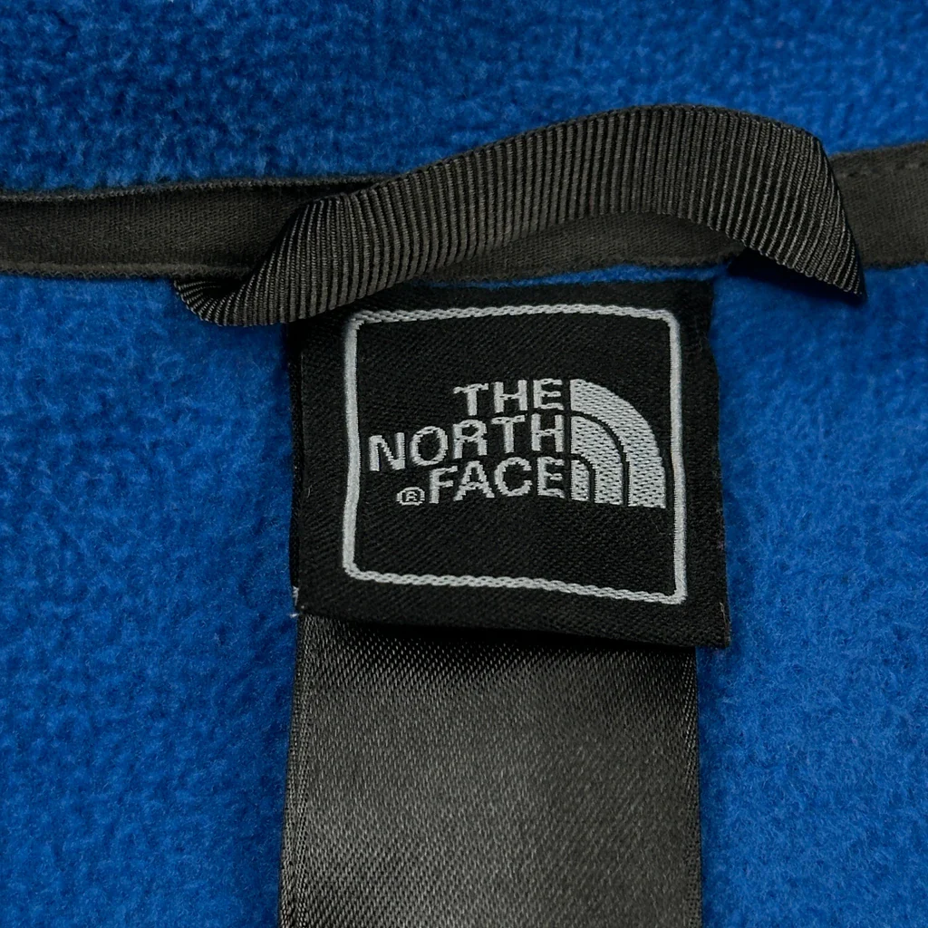 The North Face Fleece Jacket - Medium Blue Polyester - Image 4