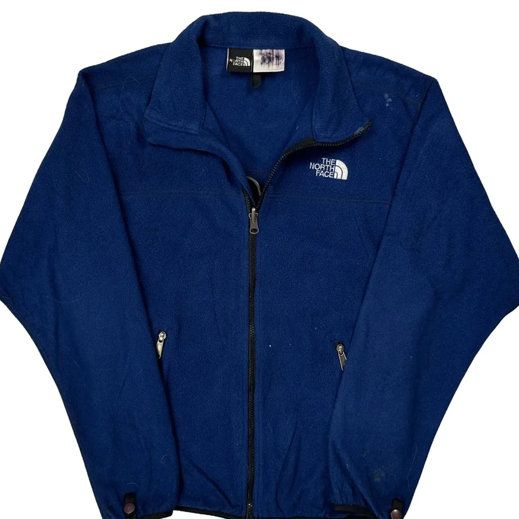 The North Face Fleece Jacket - Small Blue Polyester - Image 5