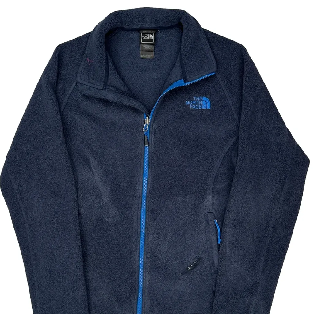 The North Face Fleece Jacket - Small Blue Polyester - Image 5