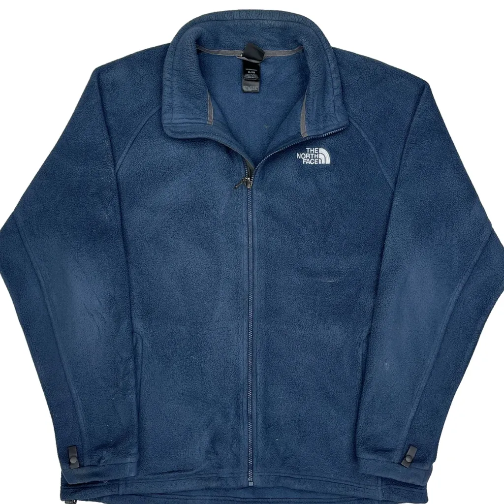 The North Face Fleece Jacket - XL Blue Polyester - Image 7