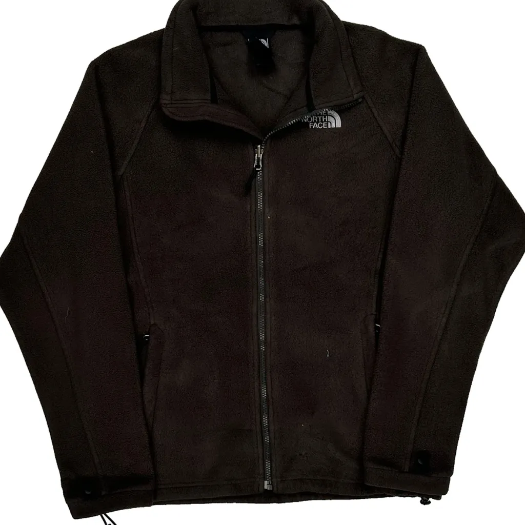 The North Face Fleece Jacket - Large Brown Polyester - Image 4