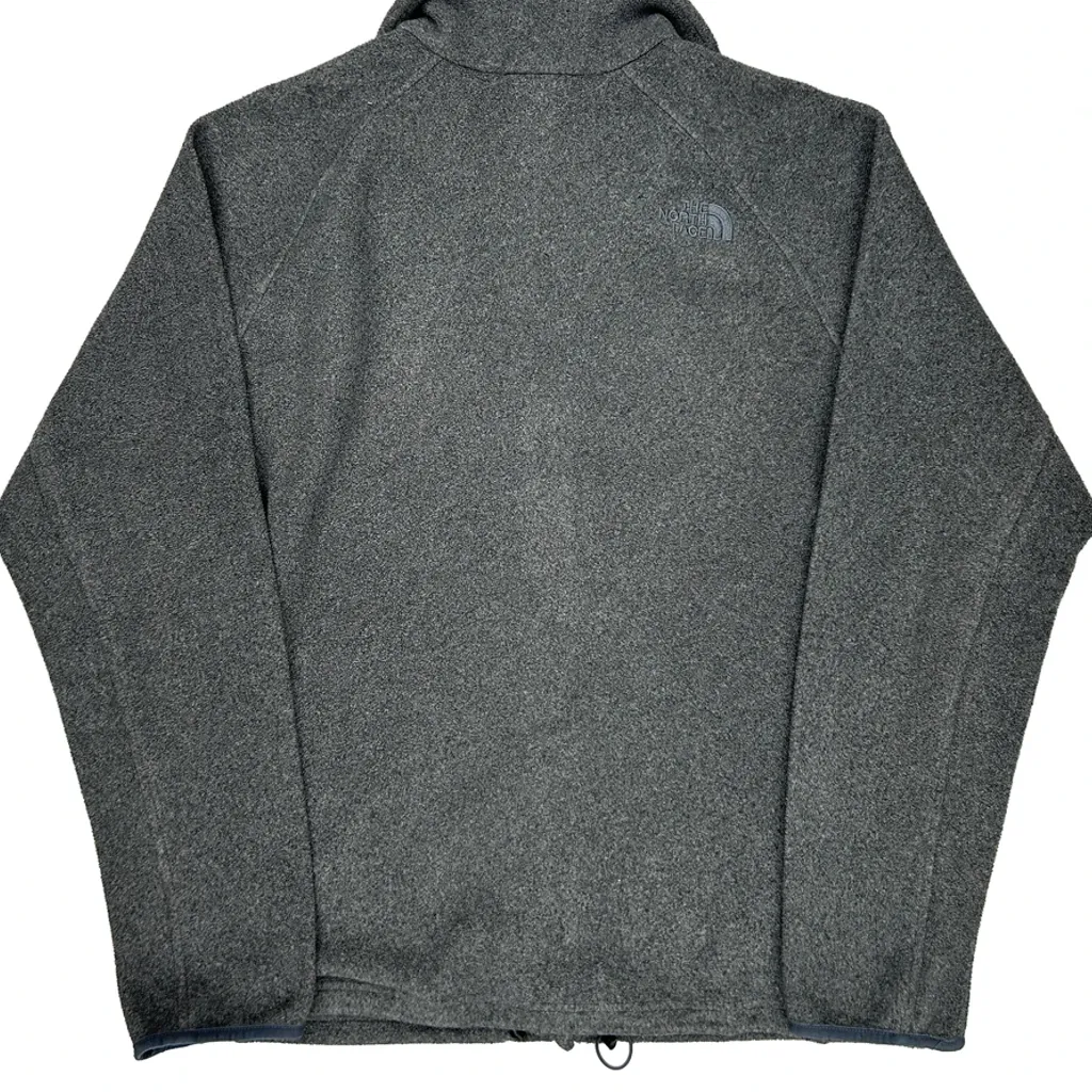 The North Face Fleece Jacket - Large Gray Polyester - Image 7