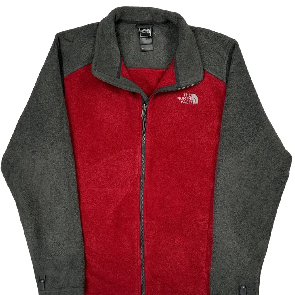 The North Face Fleece Jacket - Medium Gray Polyester - Image 5