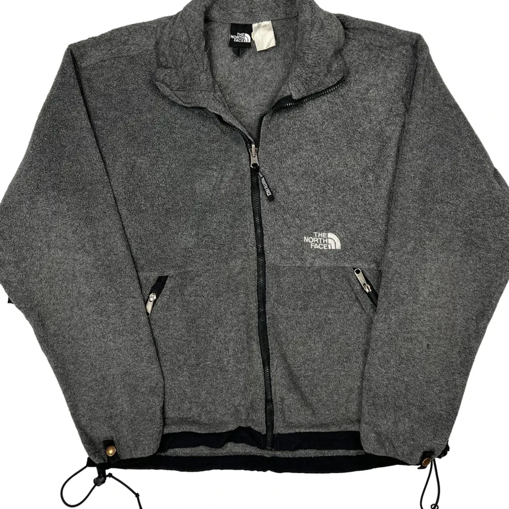 The North Face Fleece Jacket - Medium Gray Polyester - Image 4