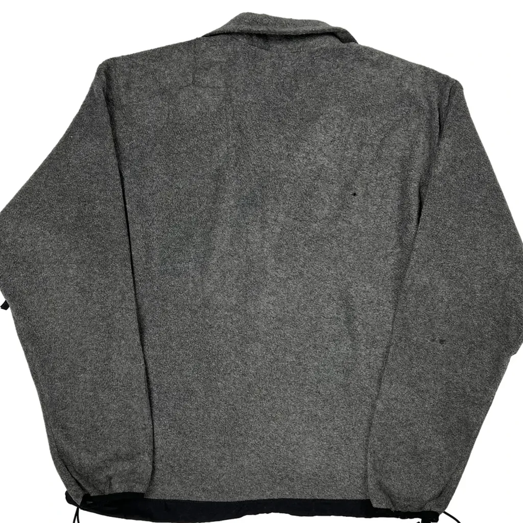 The North Face Fleece Jacket - Medium Gray Polyester - Image 7