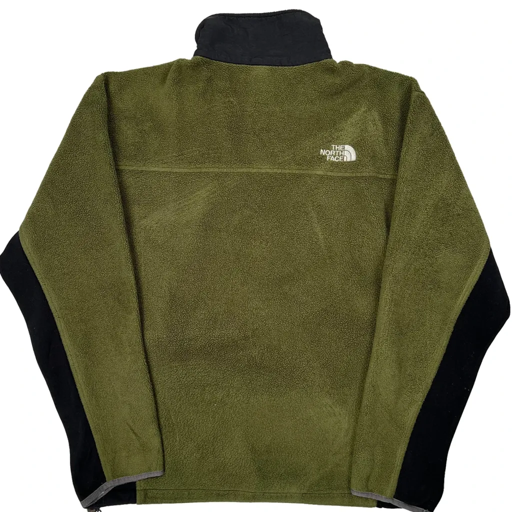 The North Face Fleece Jacket - Large Green Polyester - Image 8