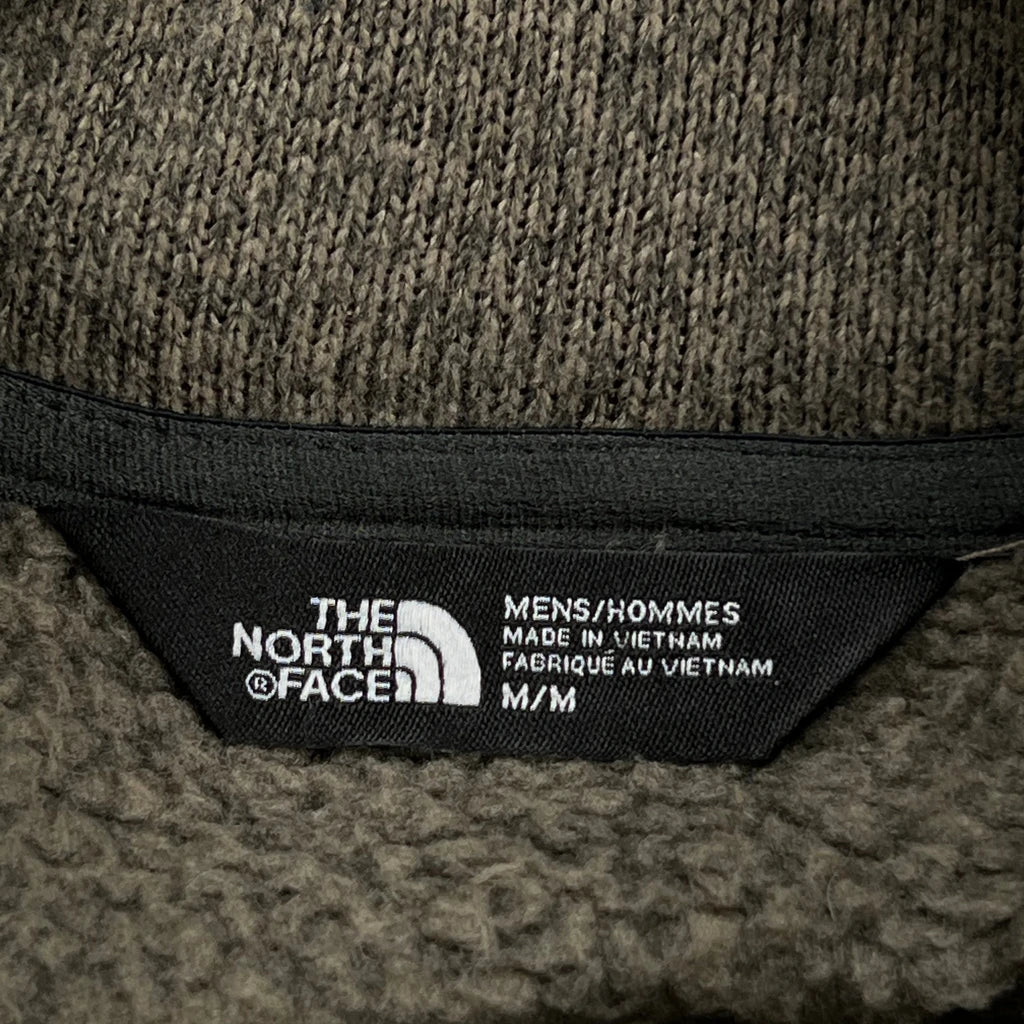 The North Face Fleece Jacket - Medium Green Polyester - Image 3