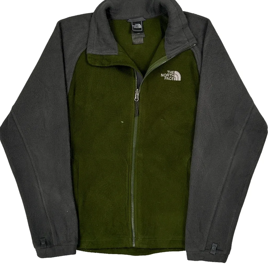 The North Face Fleece Jacket - Small Green Polyester - Image 5