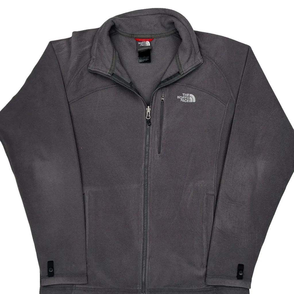 The North Face Fleece Jacket - Large Grey Polyester - Image 6