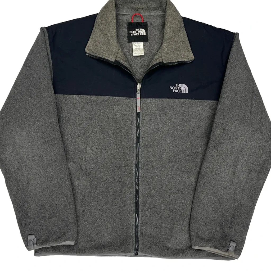 The North Face Denali Fleece Jacket - Large Grey Polyester - Image 5