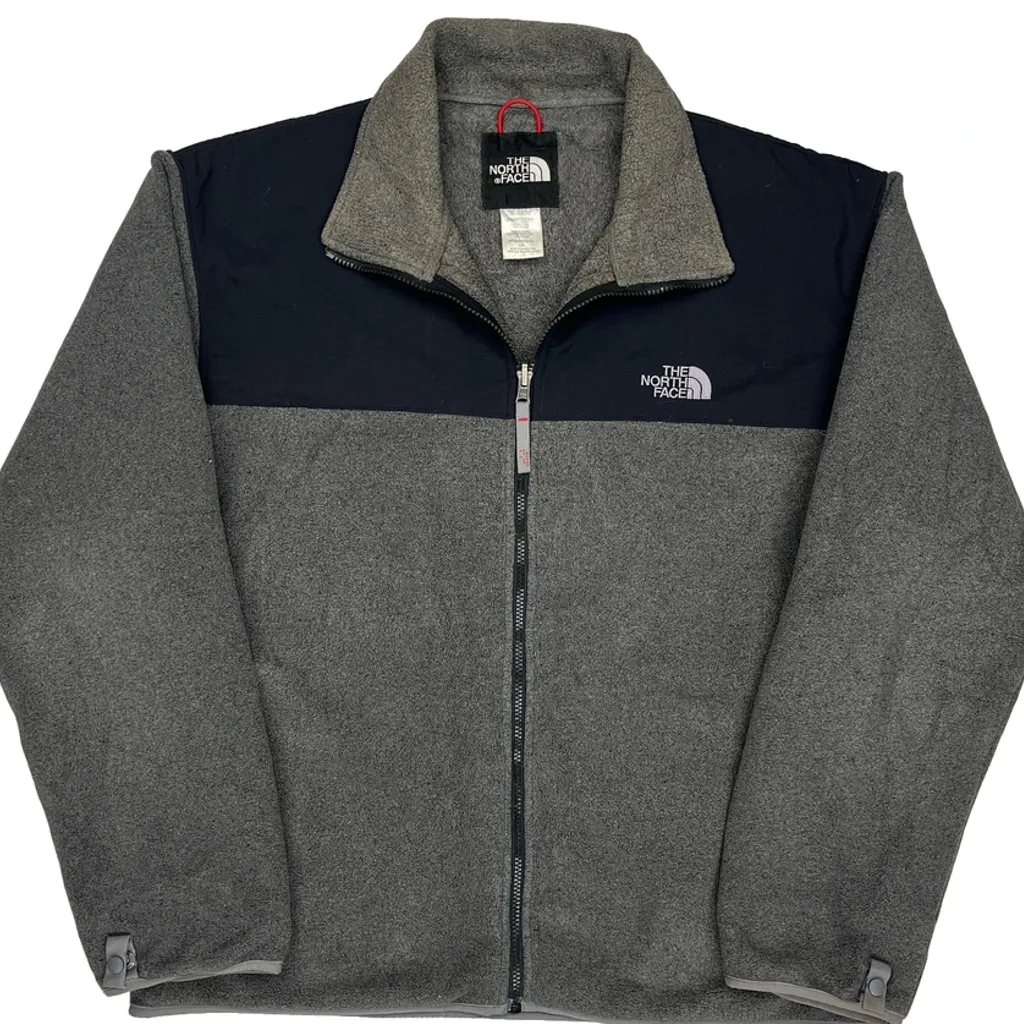 The North Face Denali Fleece Jacket - Large Grey Polyester - Image 6
