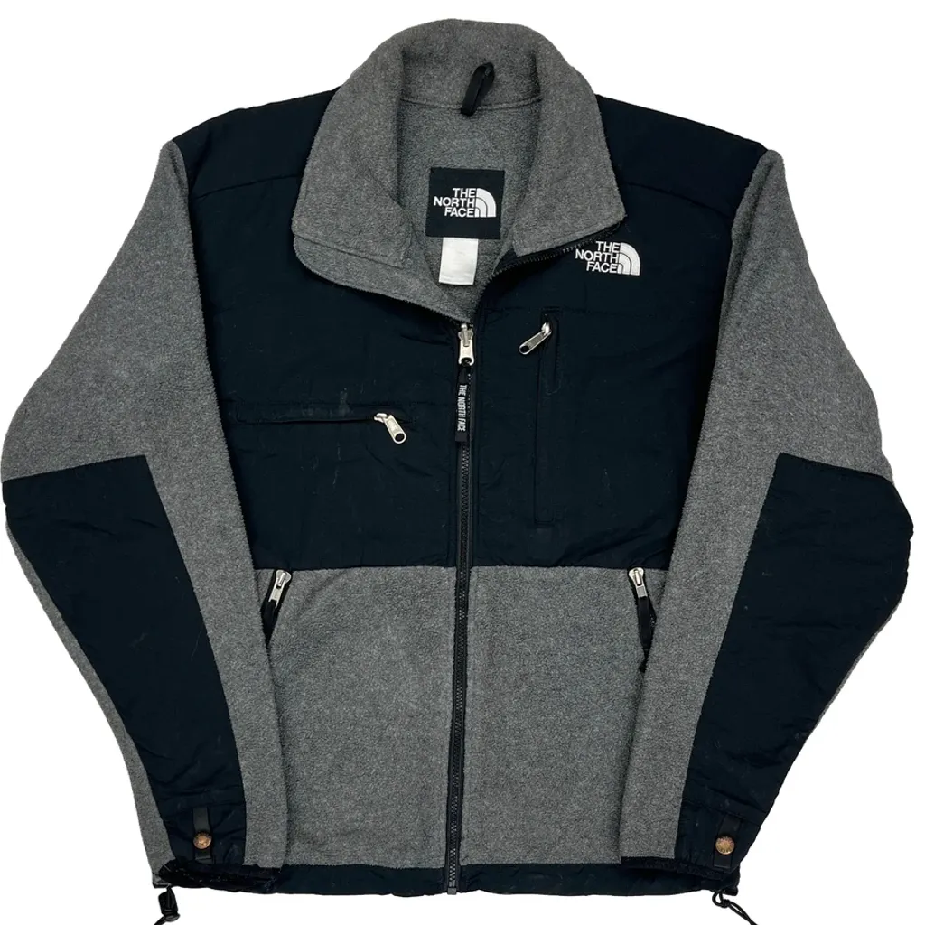 The North Face Fleece Jacket - Large Grey Polyester - Image 8