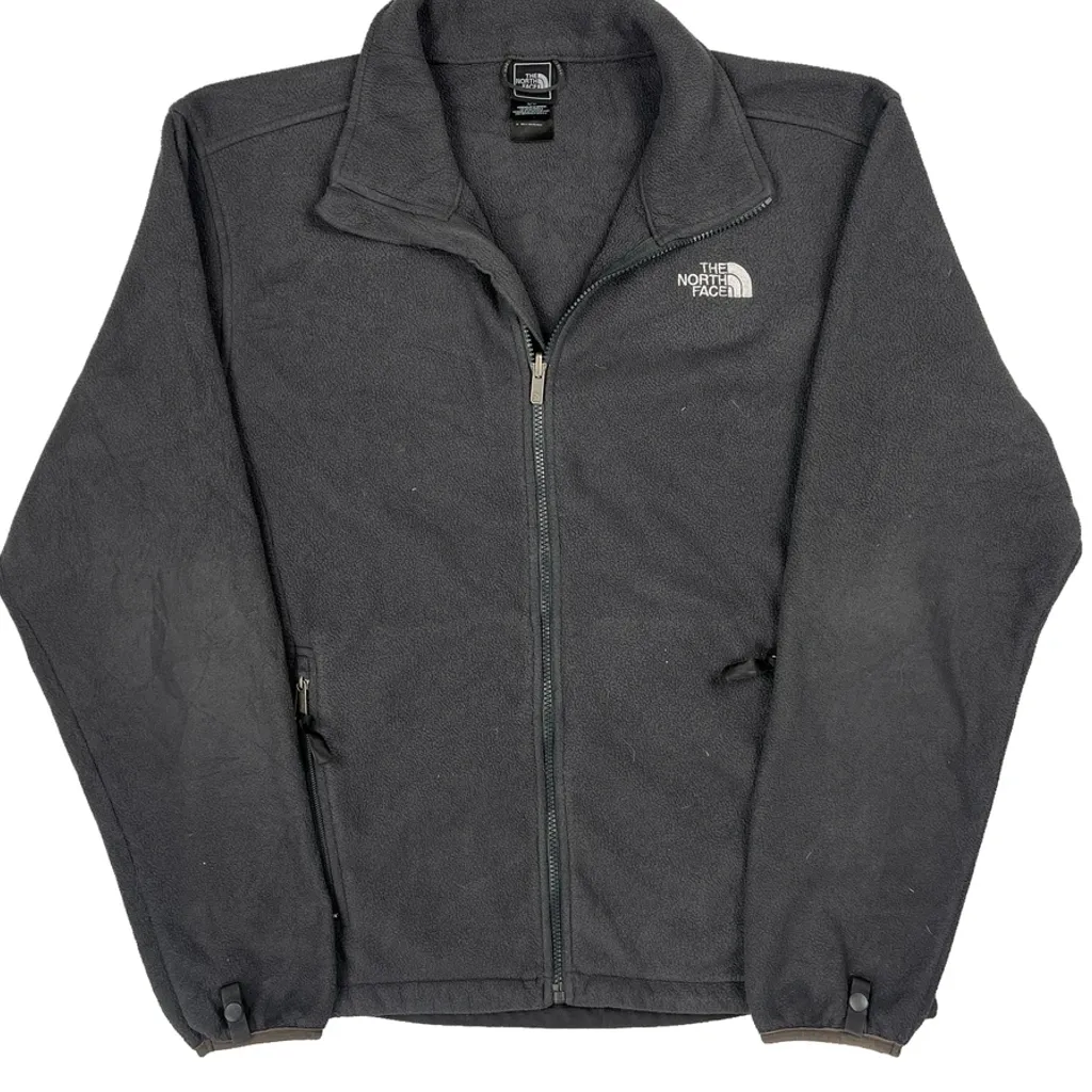 The North Face Fleece Jacket - Large Grey Polyester - Image 5