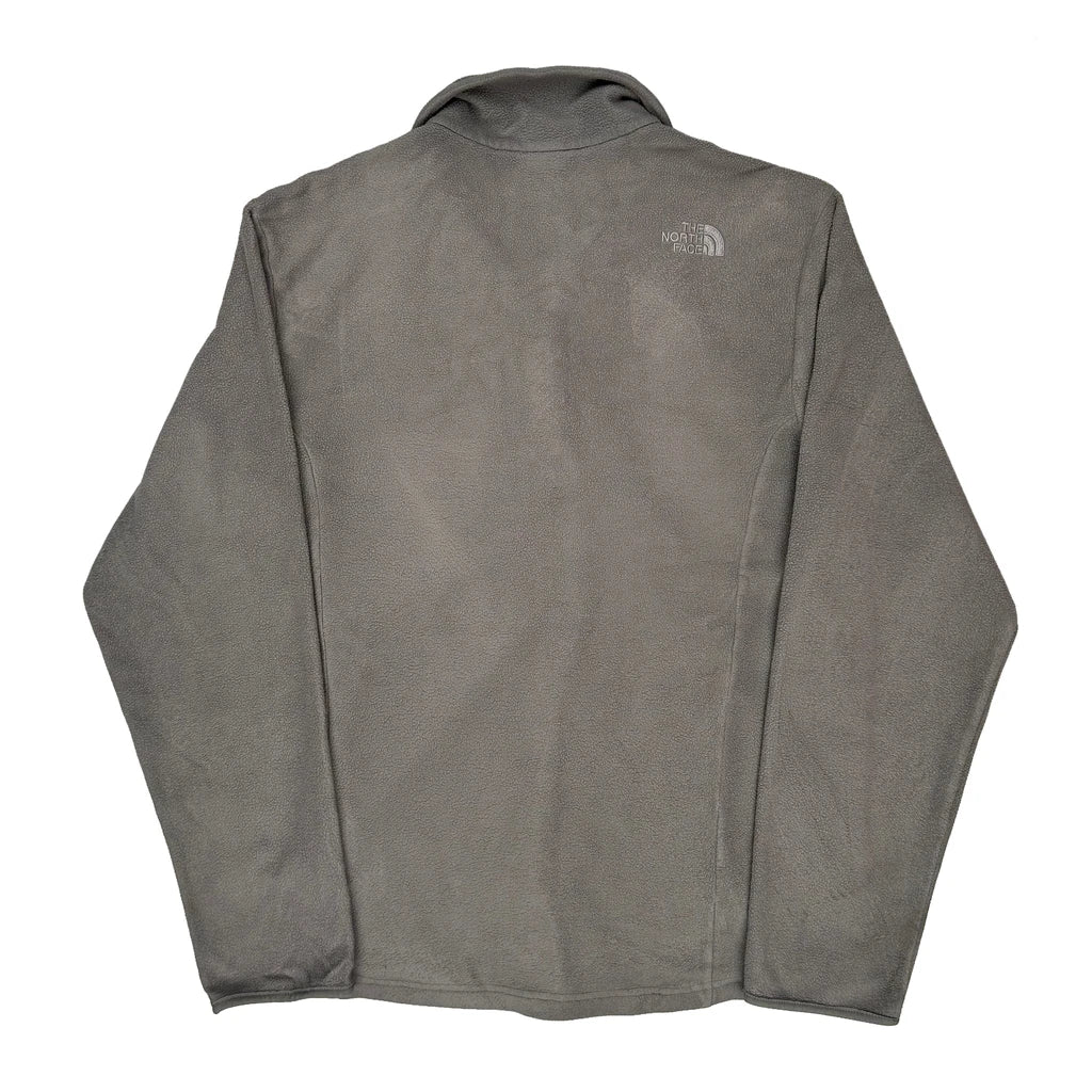 The North Face Fleece Jacket - Large Grey Polyester - Image 2