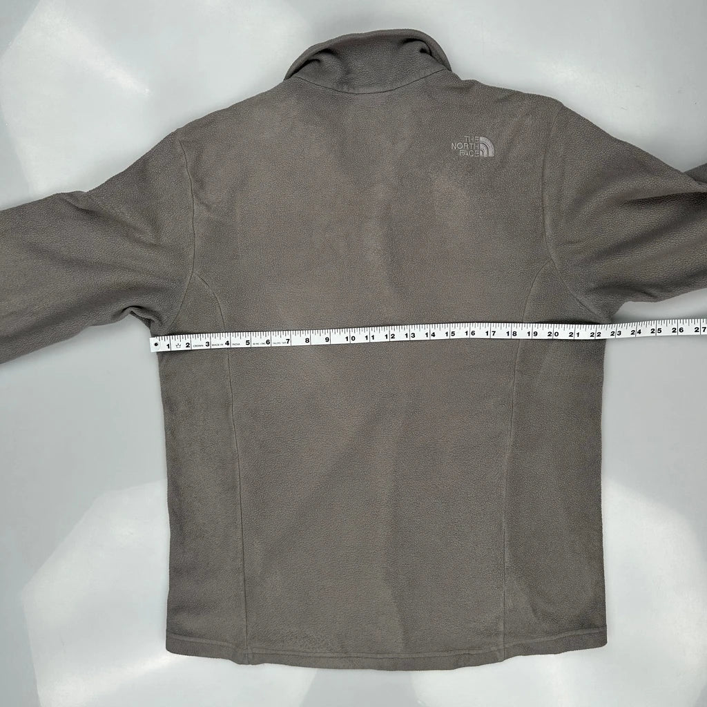 The North Face Fleece Jacket - Large Grey Polyester - Image 3