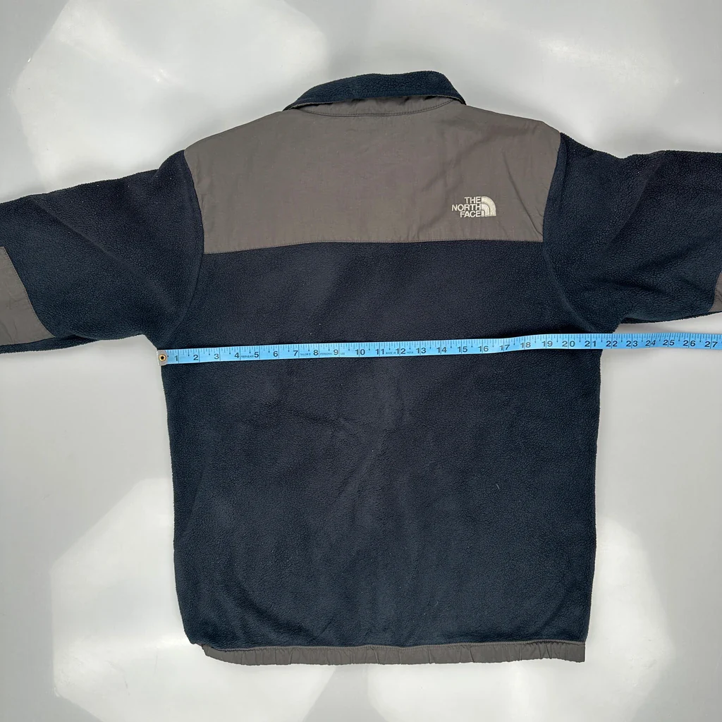 The North Face Denali Fleece Jacket - Medium Grey Polyester - Image 3