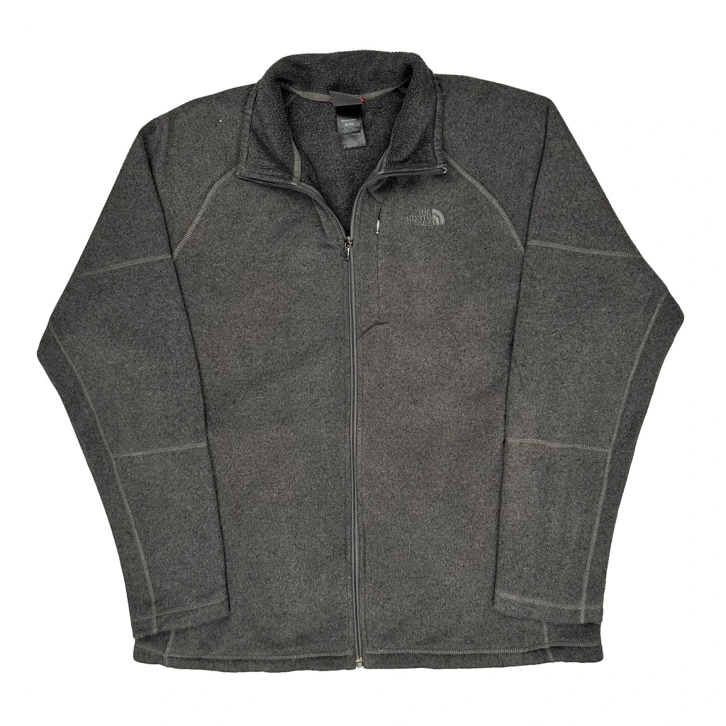 The North Face Fleece Jacket - XL Grey Polyester