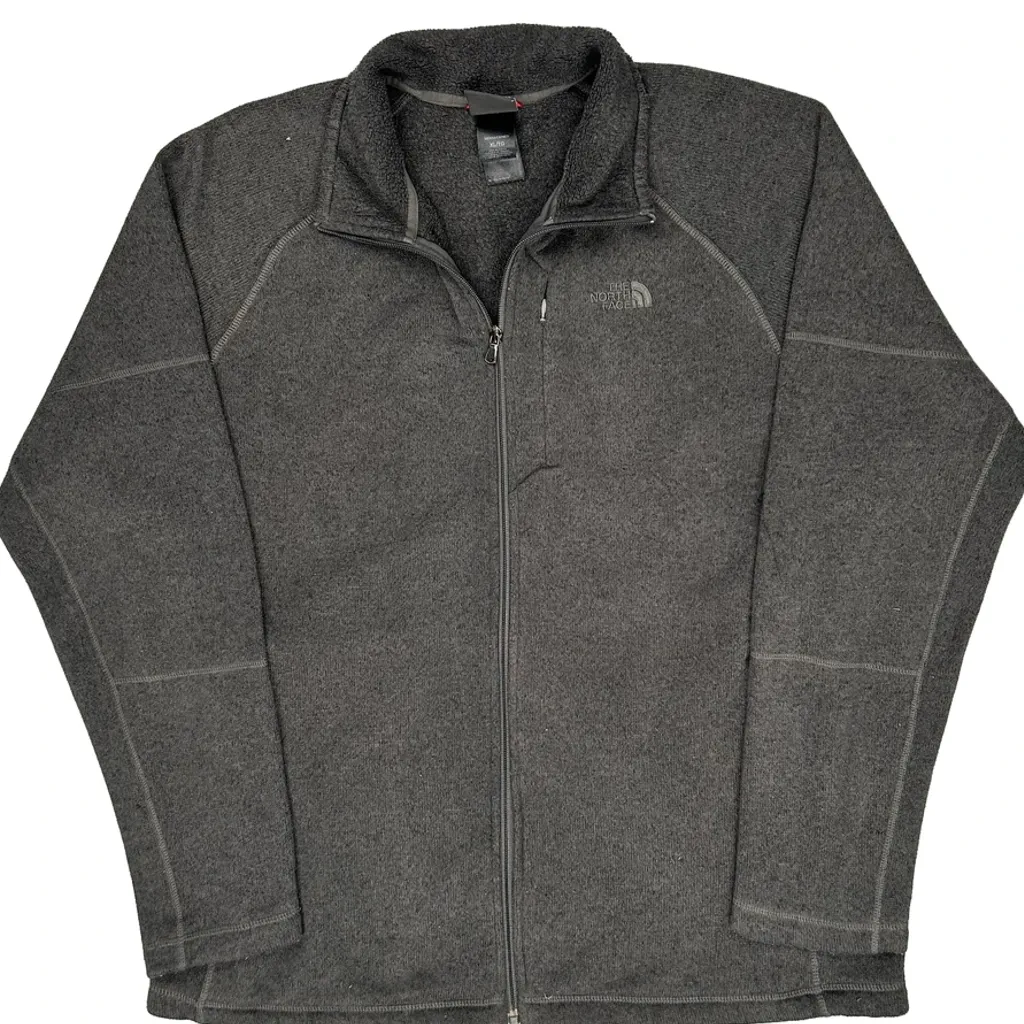 The North Face Fleece Jacket - XL Grey Polyester - Image 5
