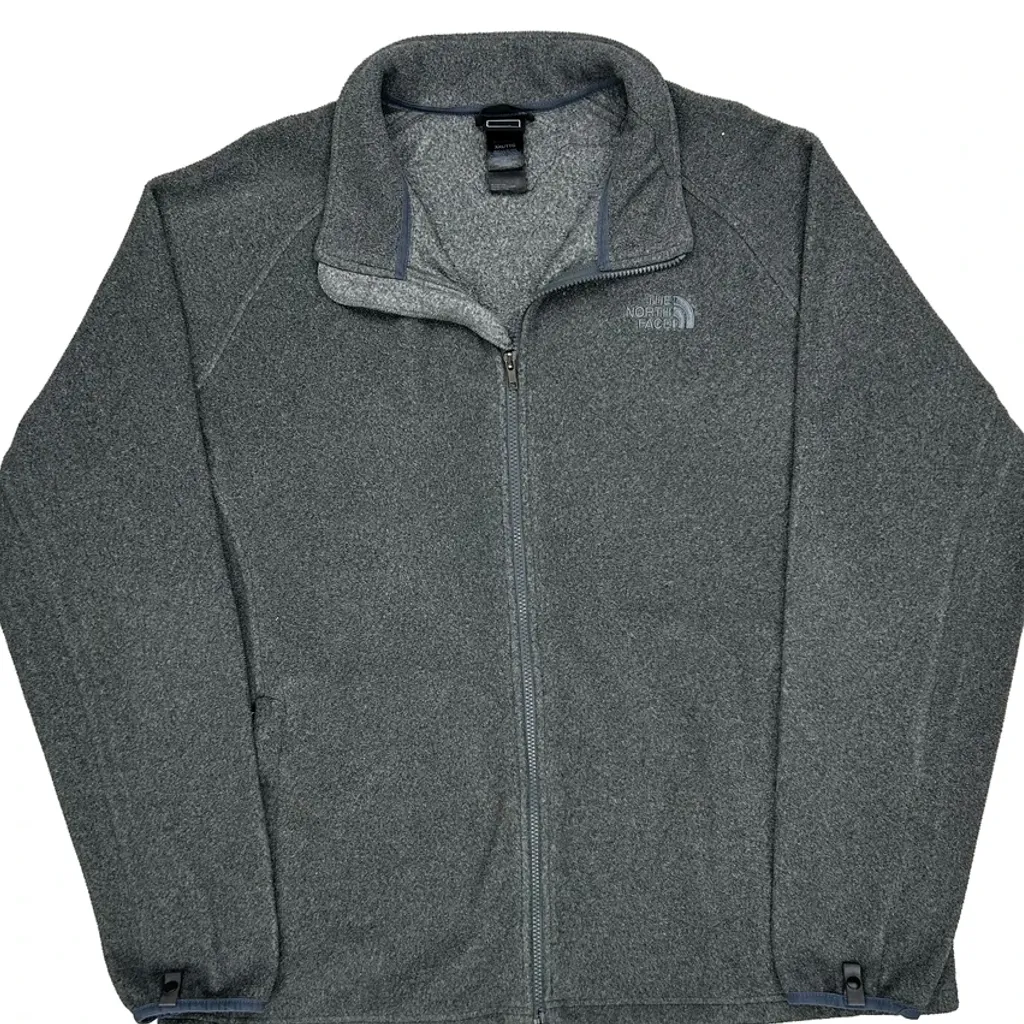 The North Face Fleece Jacket - 2XL Grey Polyester - Image 4