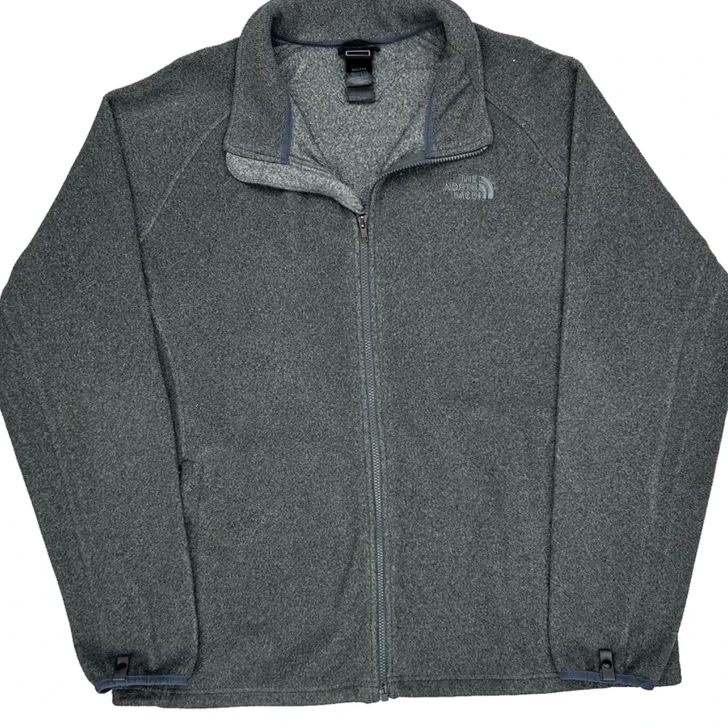 The North Face Fleece Jacket - 2XL Grey Polyester - Image 5