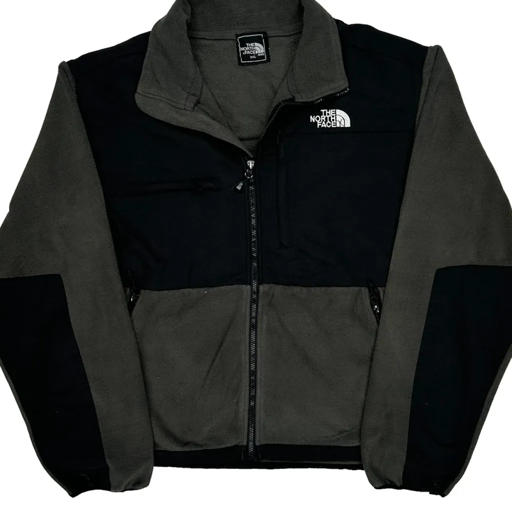 The North Face Denali Fleece Jacket - 3XL Grey Polyester - Image 4