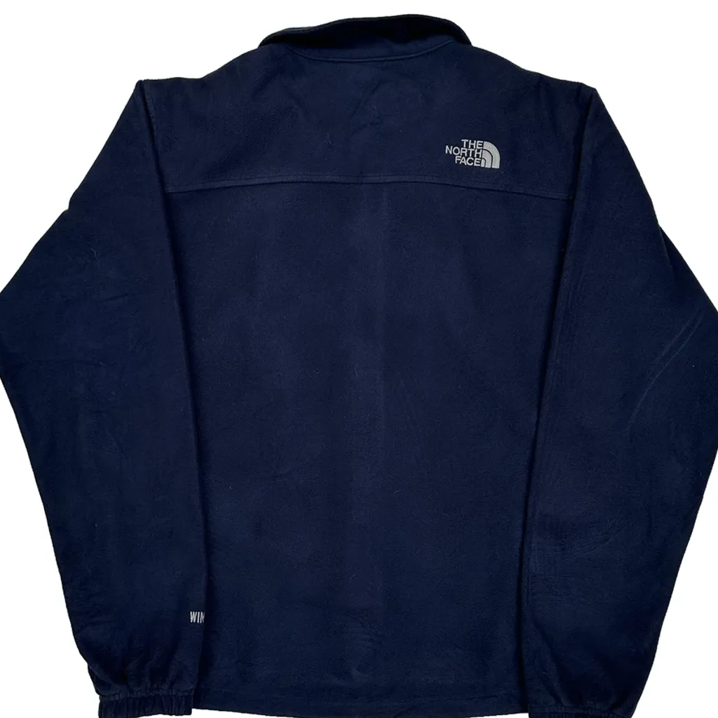 The North Face Fleece Jacket - Medium Navy Polyester - Image 8