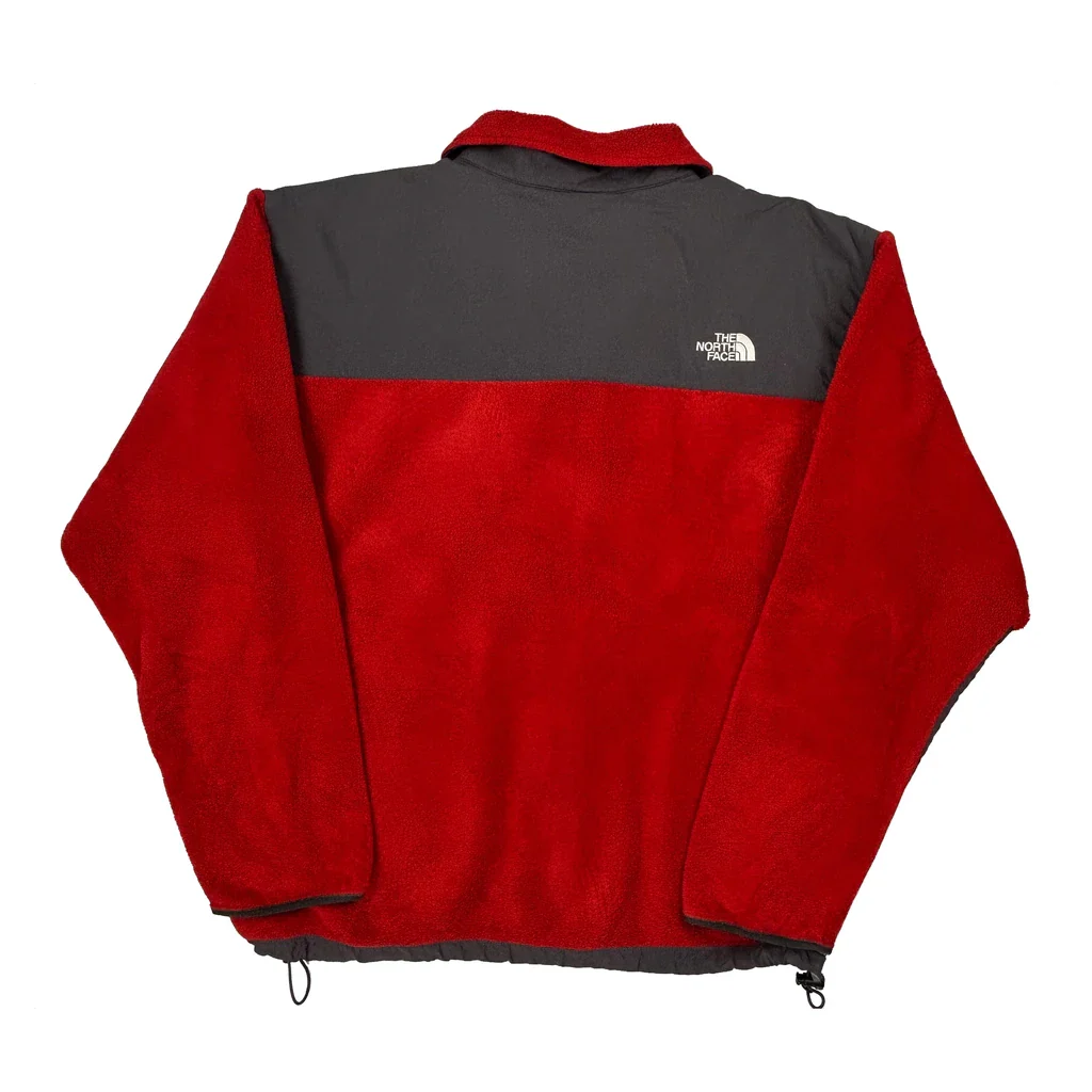 The North Face Denali Fleece Jacket - Large Red Polyester - Image 2
