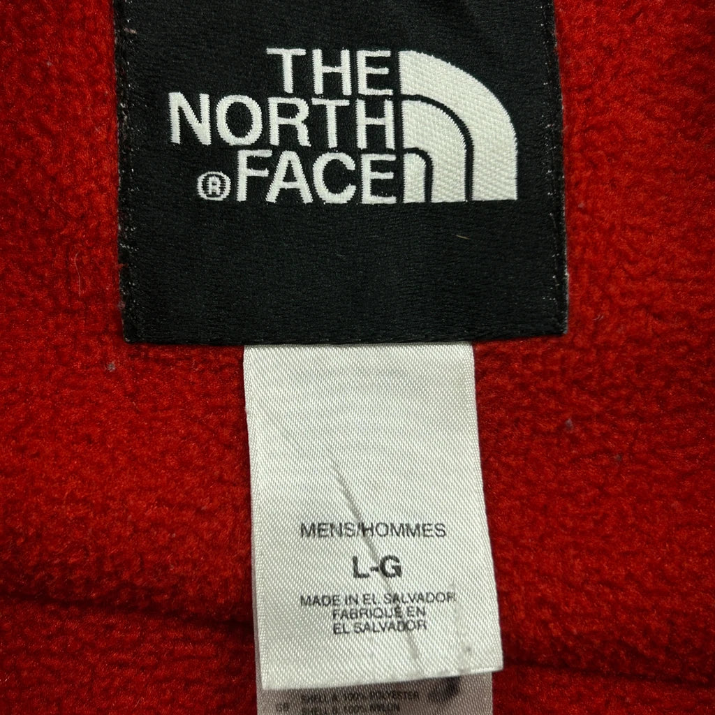 The North Face Denali Fleece Jacket - Large Red Polyester - Image 3