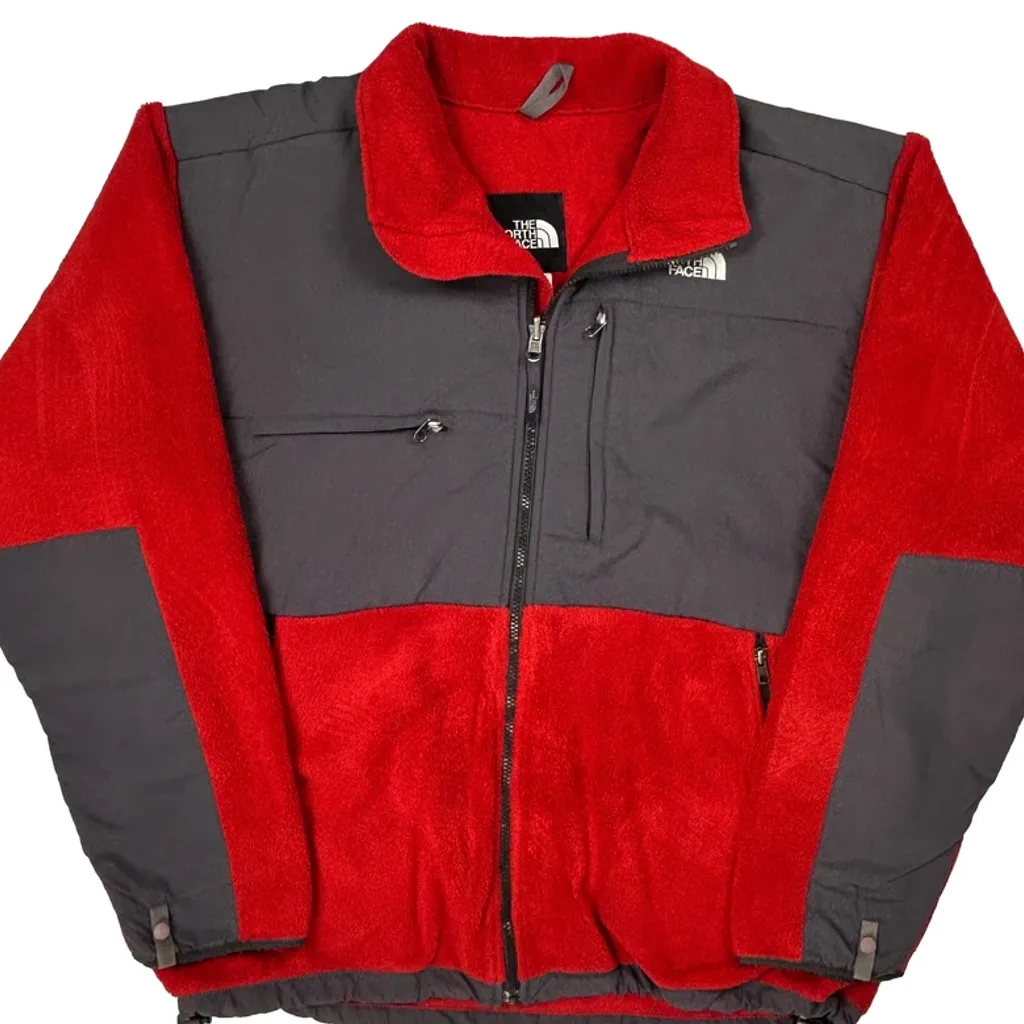 The North Face Denali Fleece Jacket - Large Red Polyester - Image 5