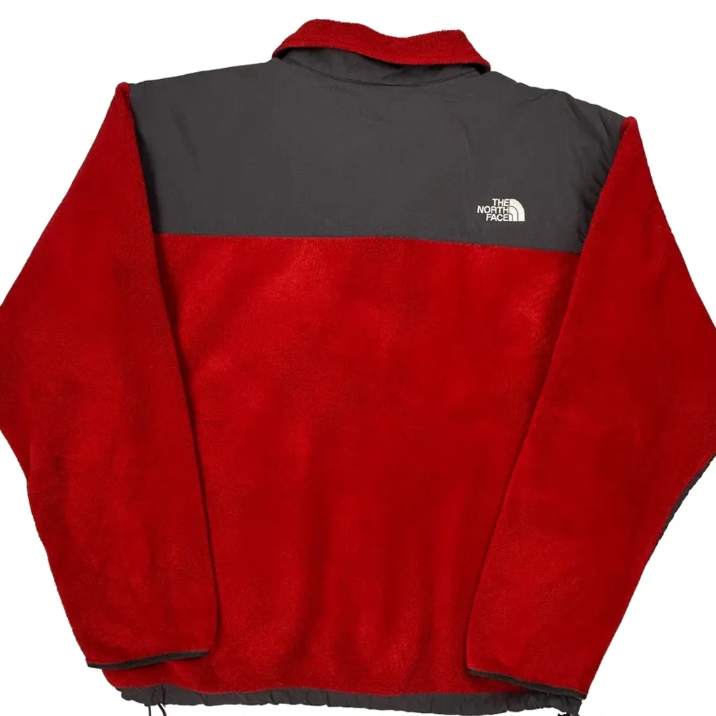 The North Face Denali Fleece Jacket - Large Red Polyester - Image 6