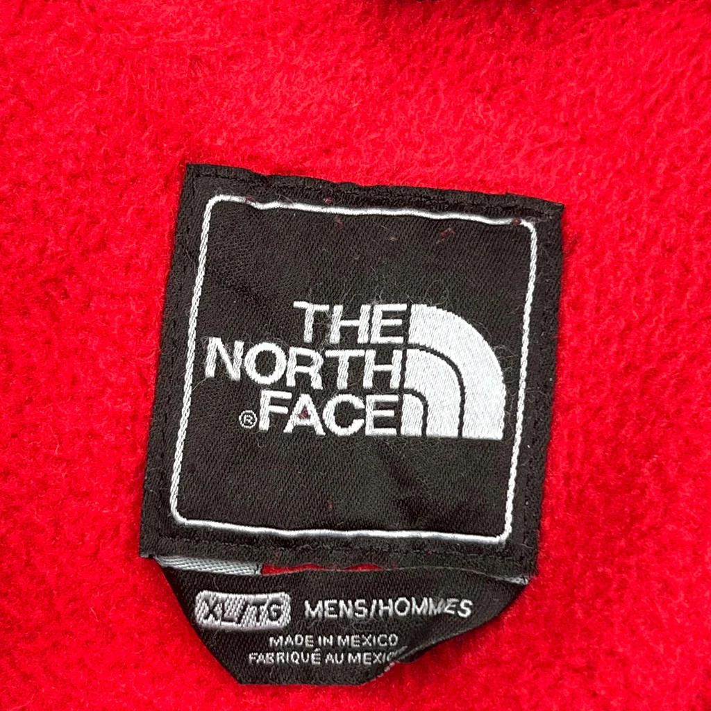 The North Face Denali Fleece Jacket - XL Red Polyester - Image 3