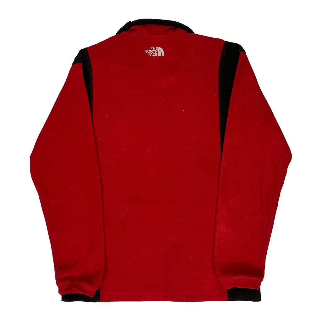 The North Face Fleece Jacket - XL Red Polyester - Image 2