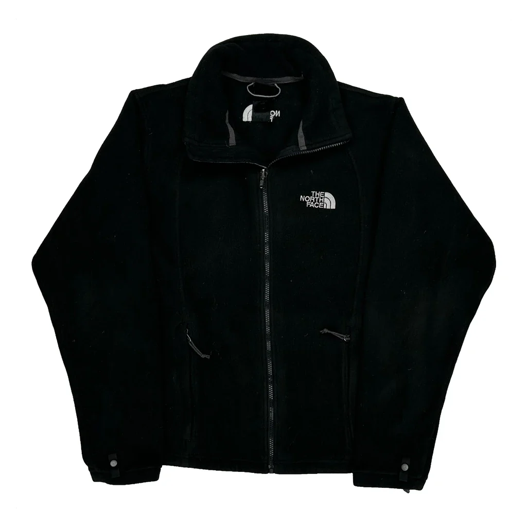 The North Face Fleece Jacket - Large Black Polyester
