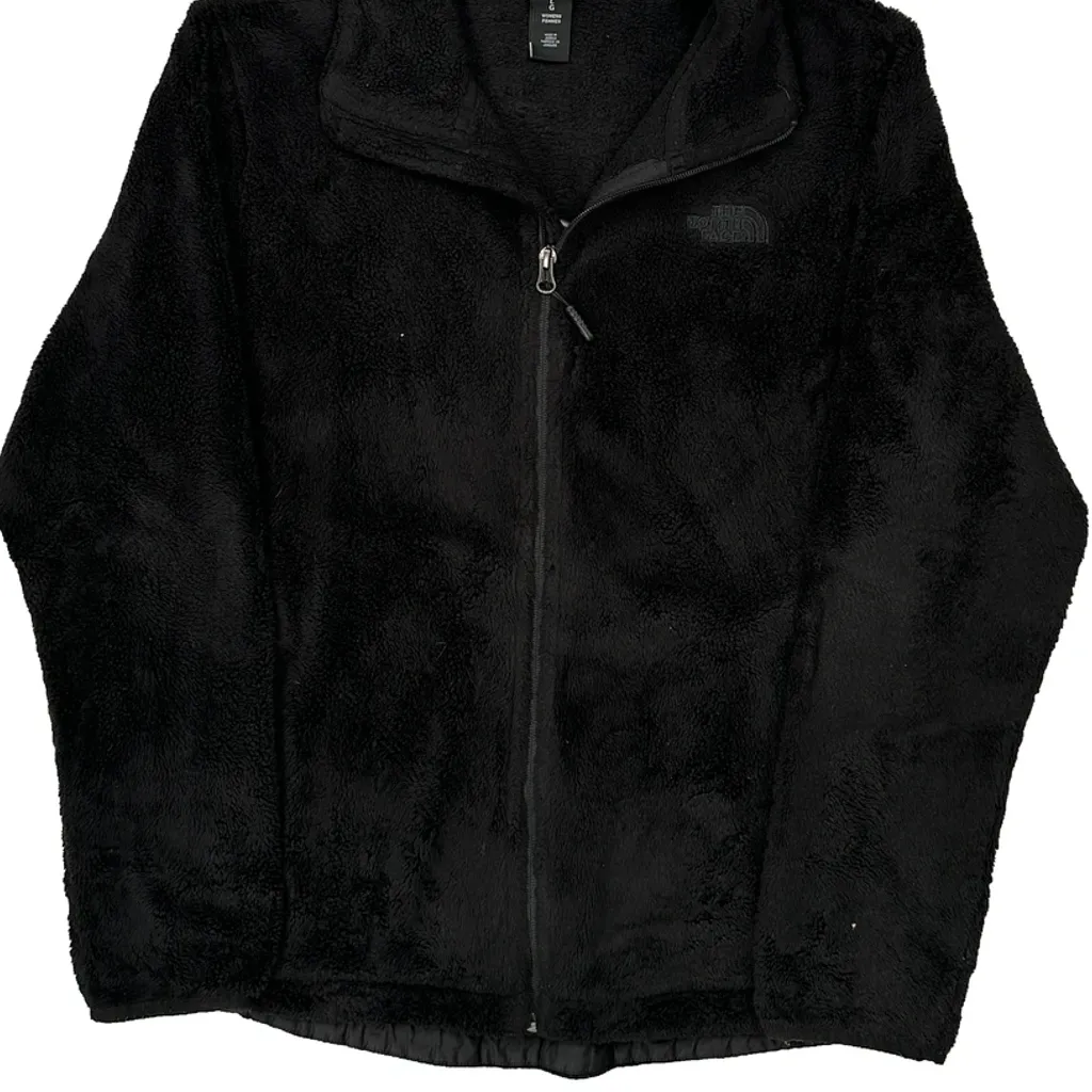 The North Face Fleece Jacket - Large Black Polyester - Image 5