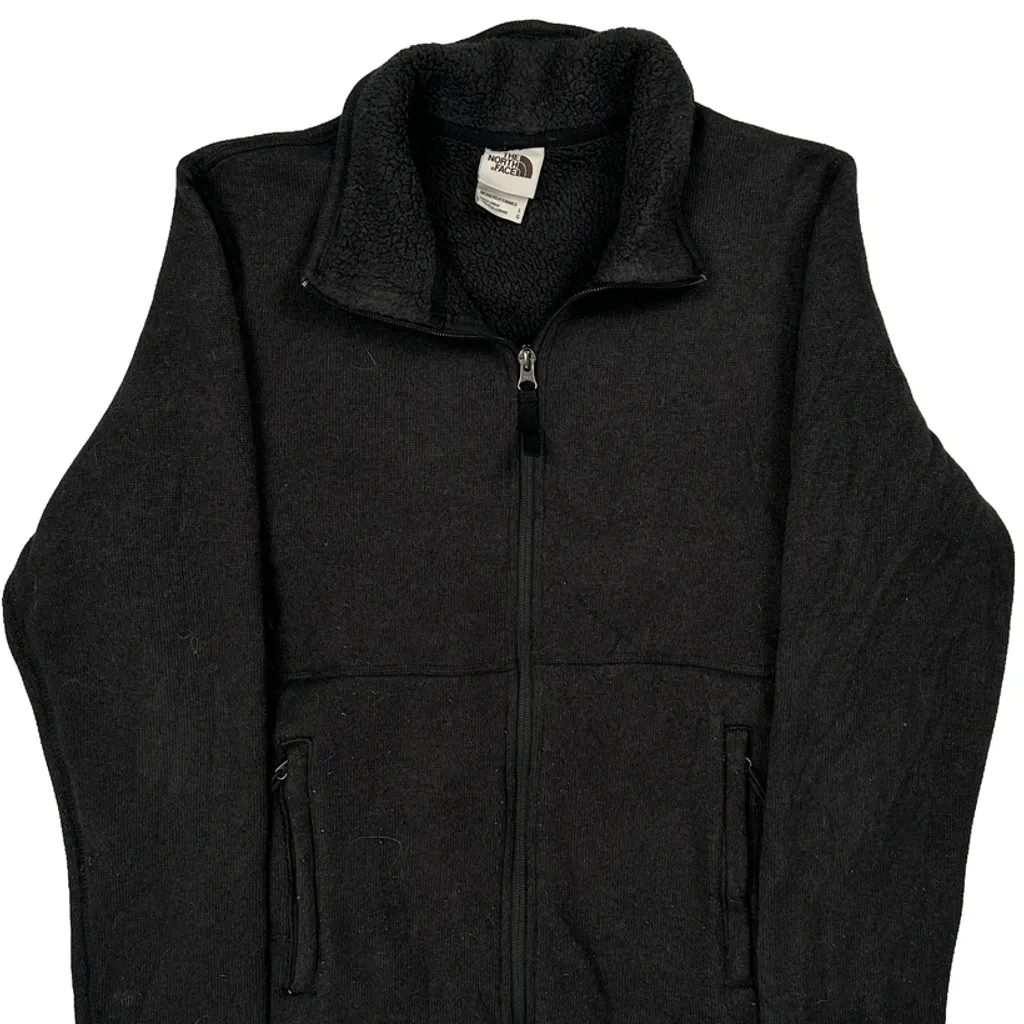 The North Face Fleece Jacket - Large Black Polyester - Image 5