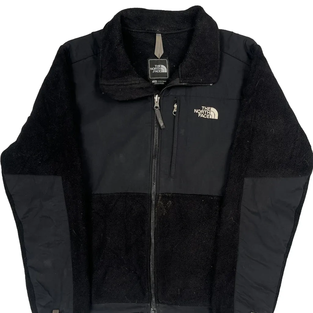 The North Face Fleece Jacket - Large Black Polyester - Image 4