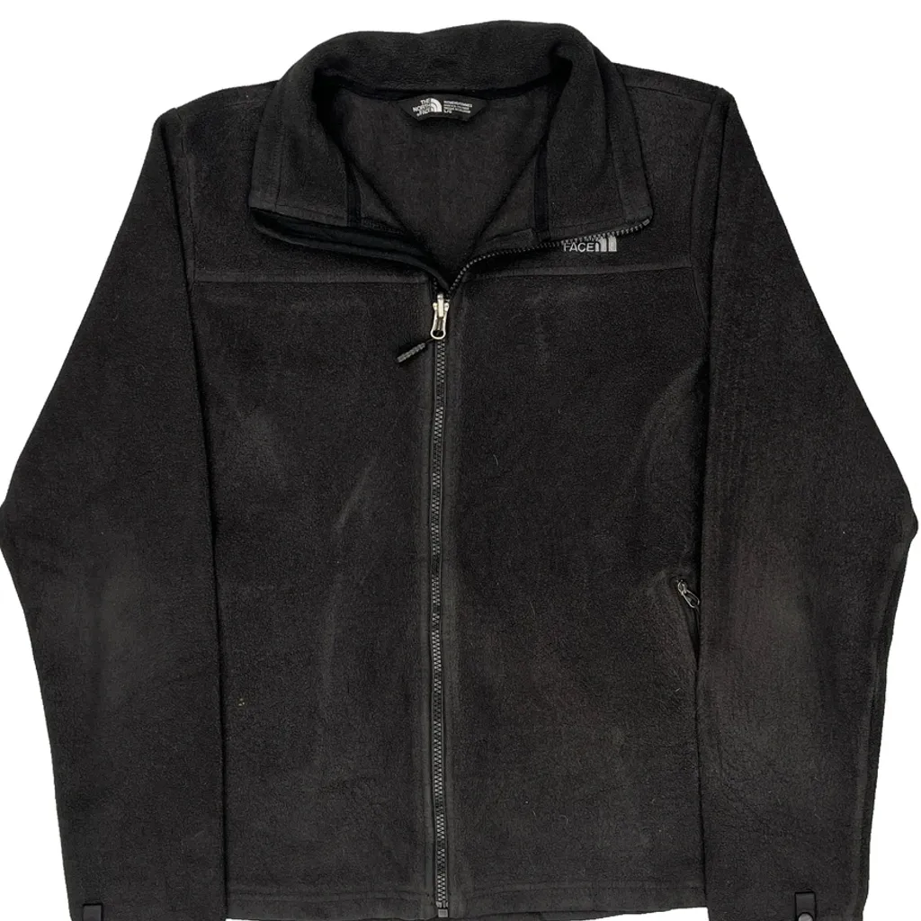 The North Face Fleece Jacket - Large Black Polyester - Image 4