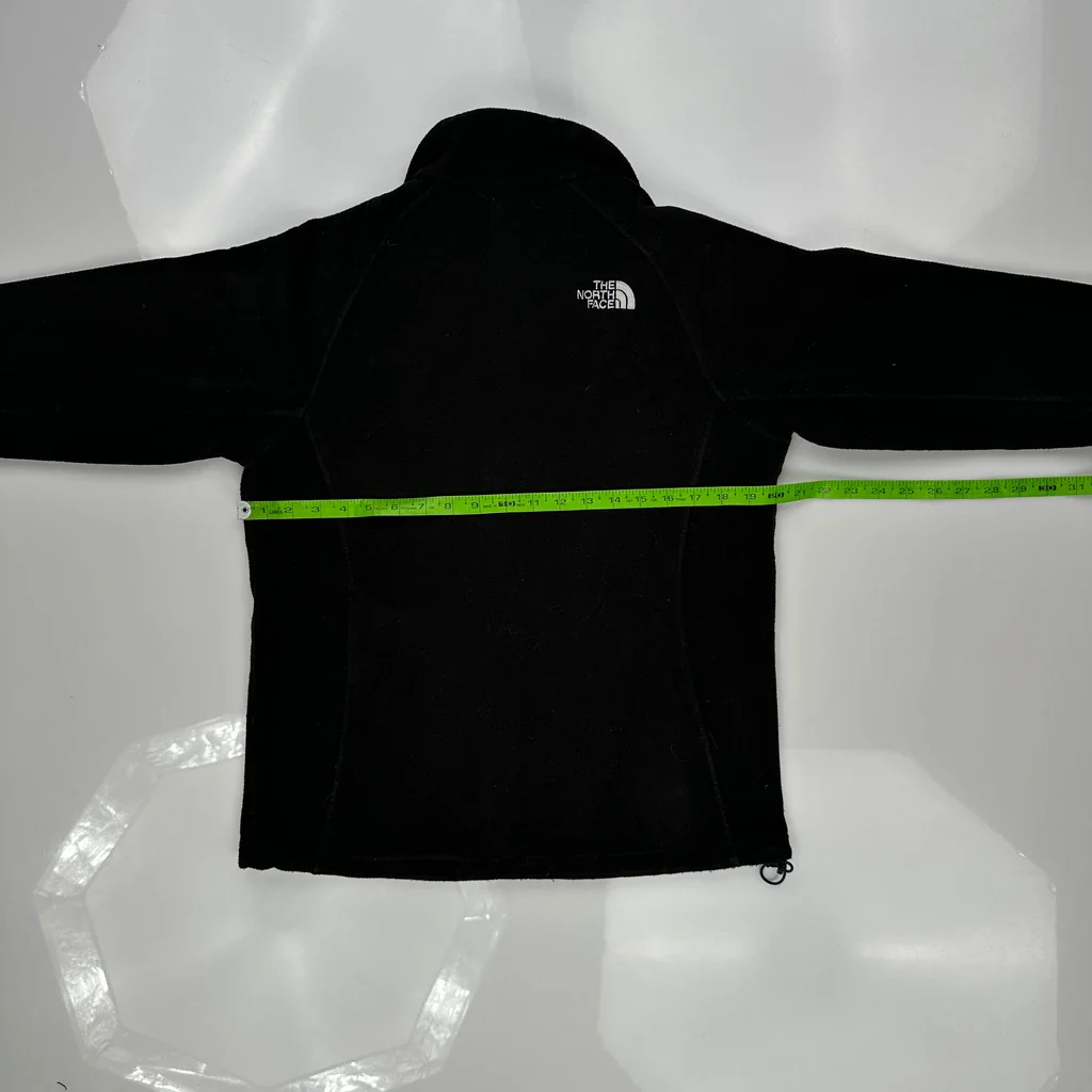 The North Face Fleece Jacket - Large Black Polyester - Image 3