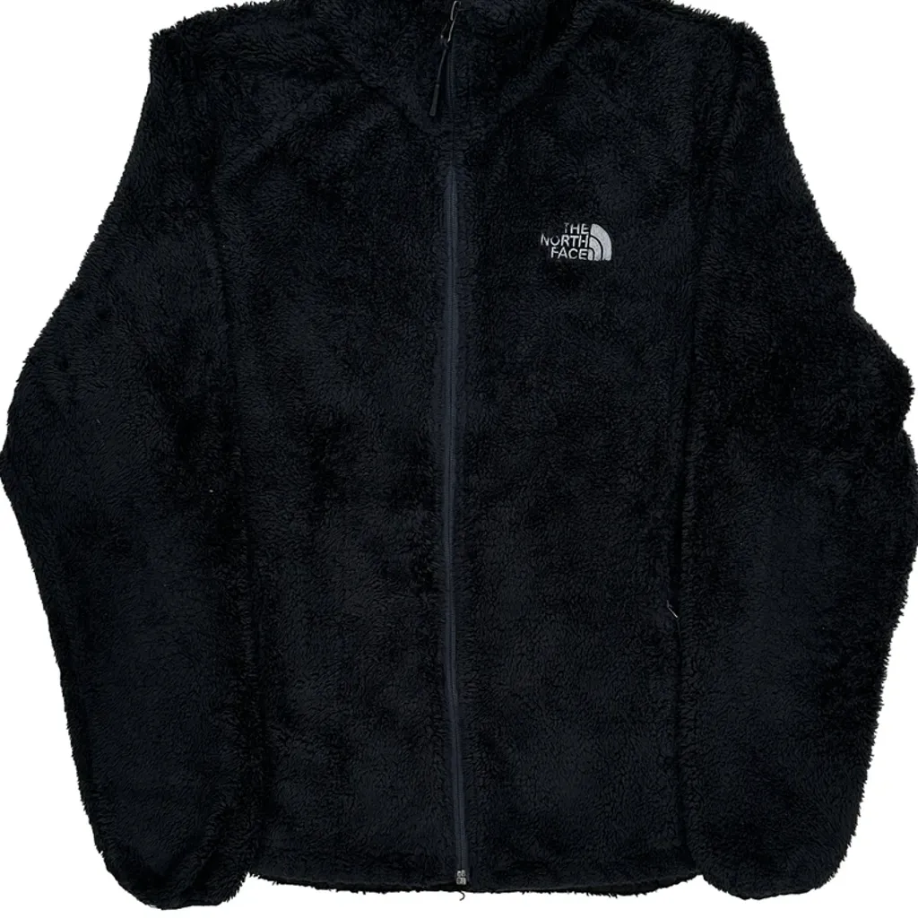 The North Face Fleece Jacket - Medium Black Polyester - Image 5