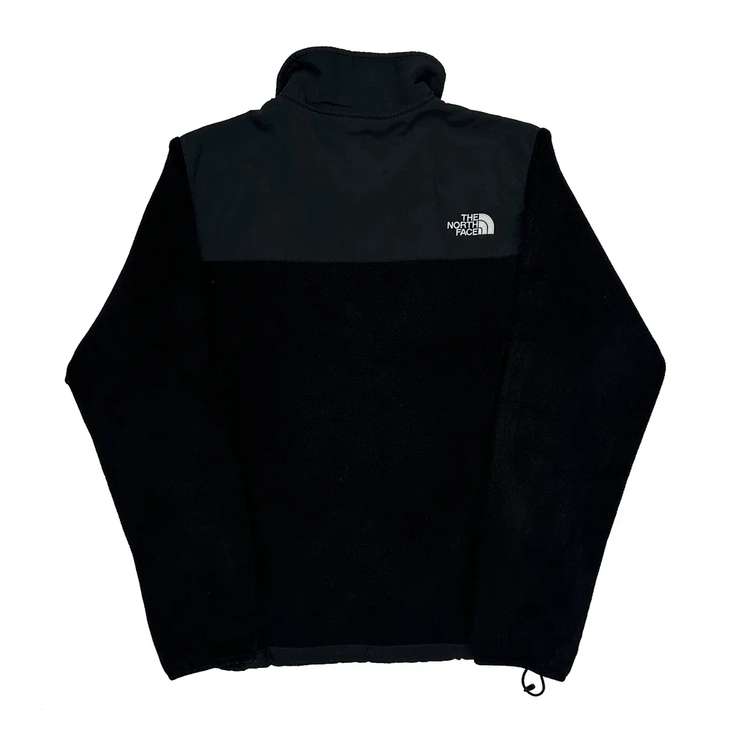 The North Face Denali Fleece Jacket - Medium Black Polyester - Image 2