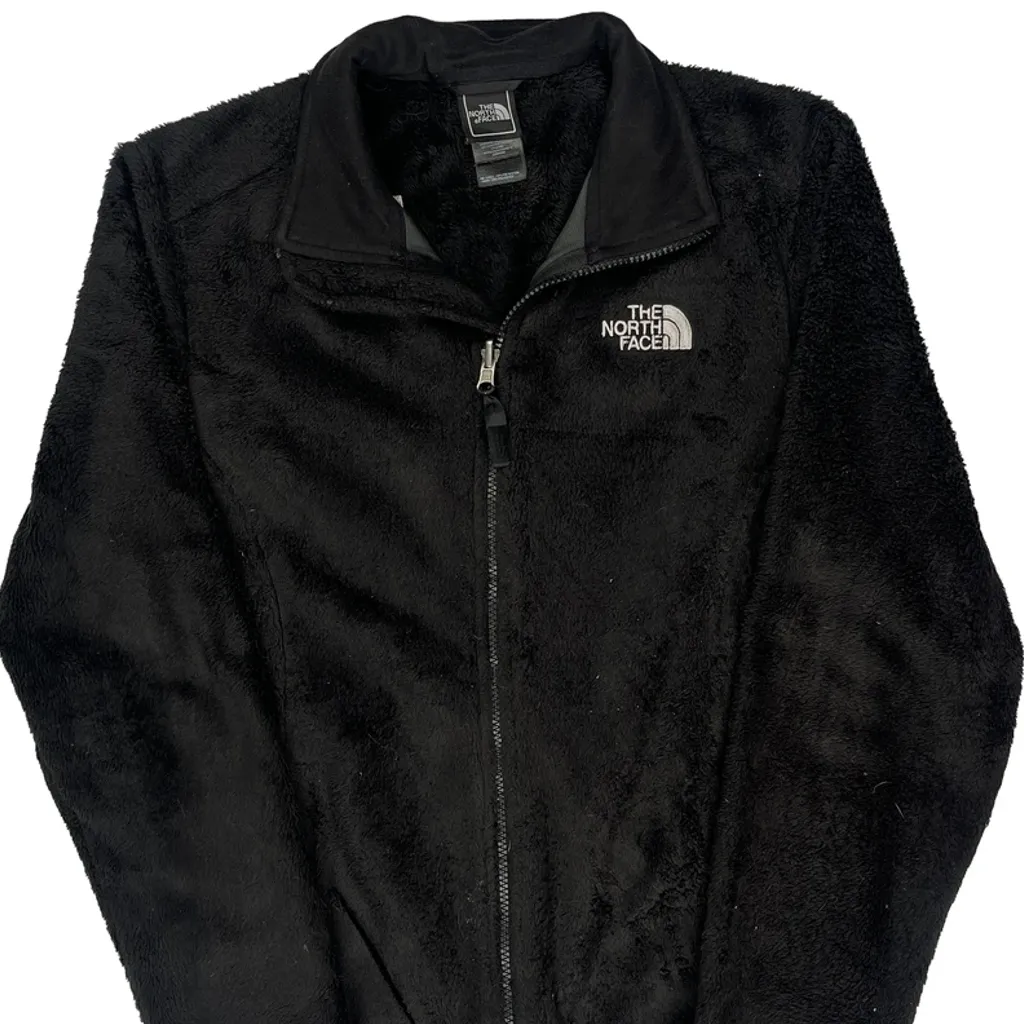 The North Face Fleece Jacket - Medium Black Polyester - Image 5