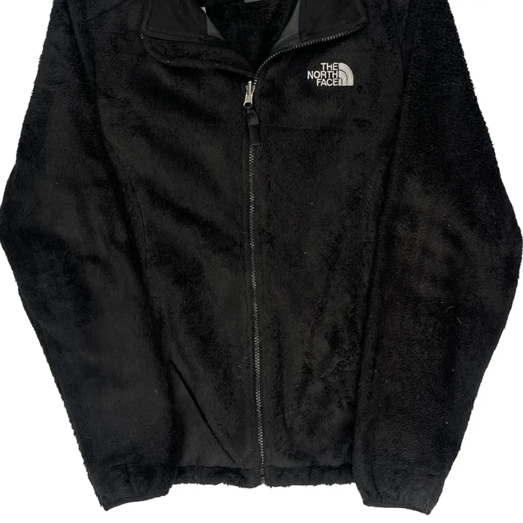 The North Face Fleece Jacket - Medium Black Polyester - Image 6