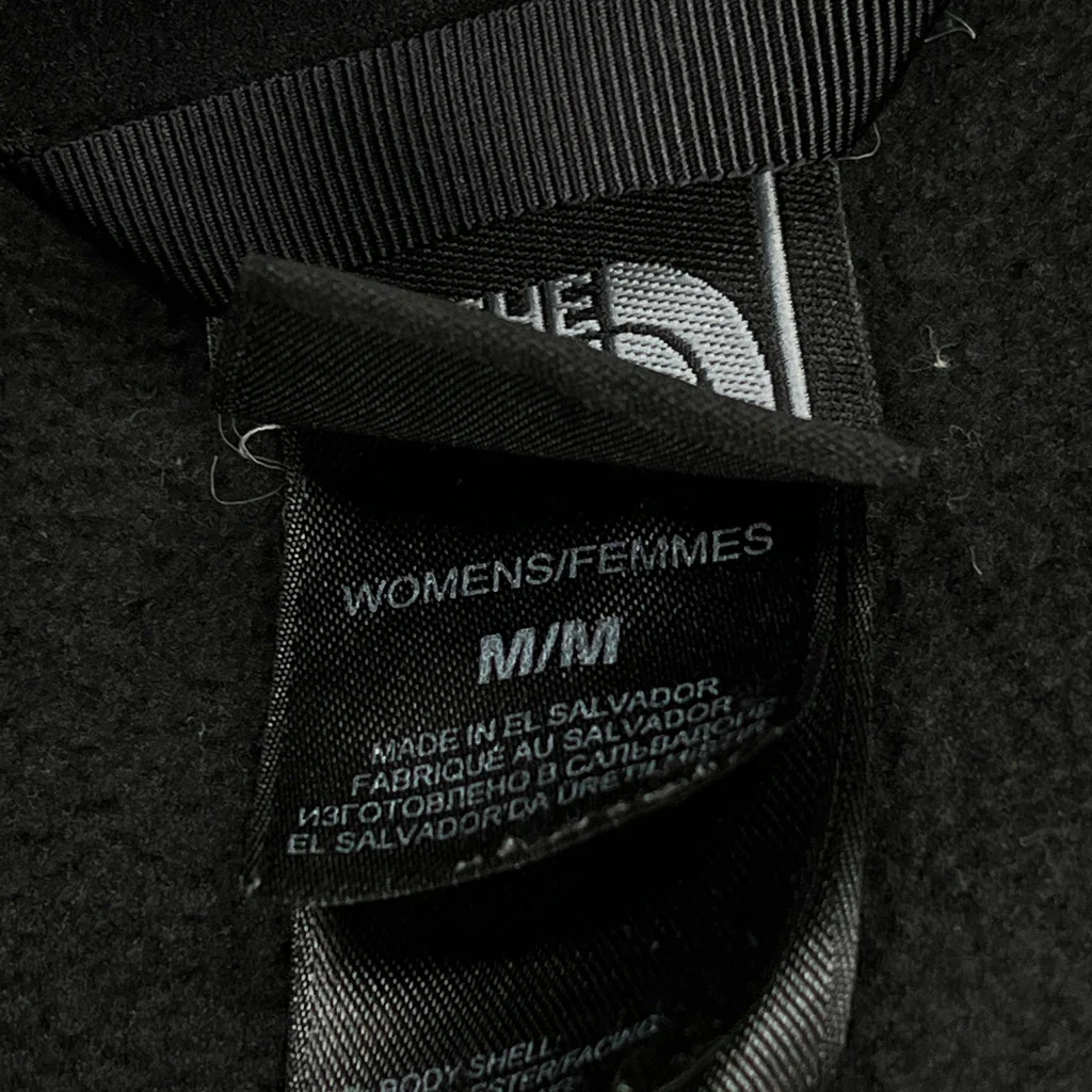 The North Face Fleece Jacket - Medium Black Polyester - Image 4