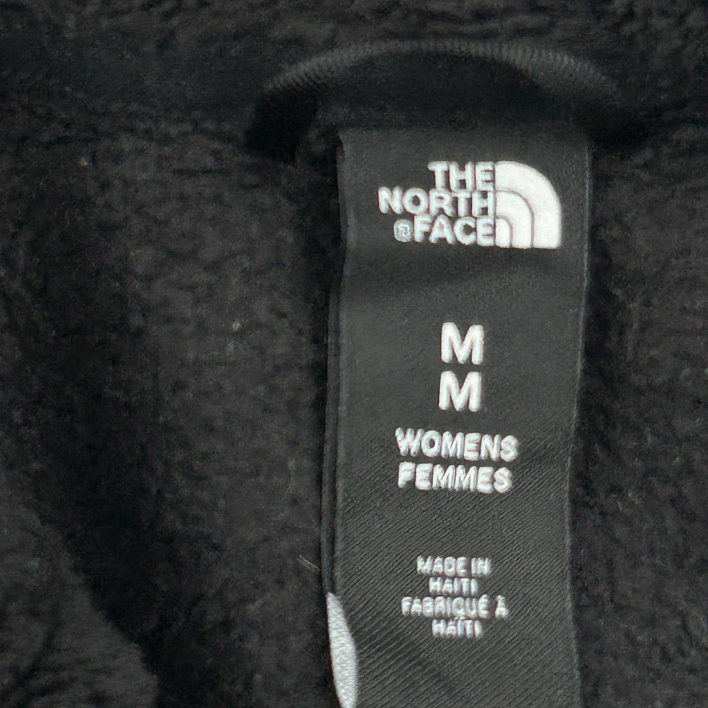 The North Face Fleece Jacket - Medium Black Polyester - Image 3
