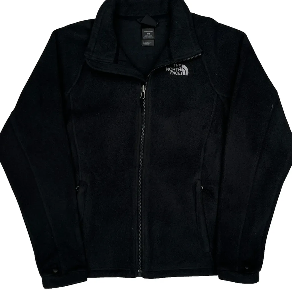 The North Face Fleece Jacket - Medium Black Polyester - Image 6